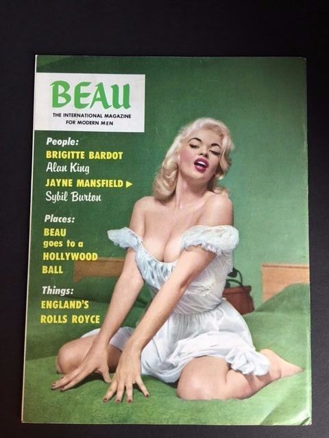 1966, Jayne Mansfield, "BEAU" Magazine (No Label)