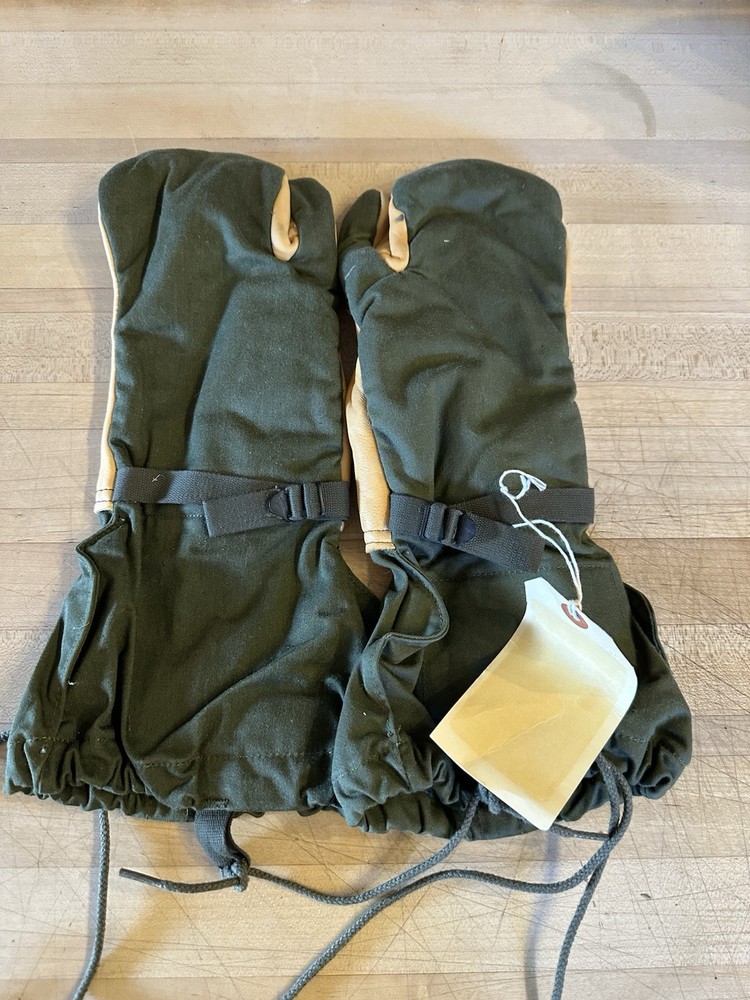 Trigger Finger Extreme Cold Weather Mittens / Leather