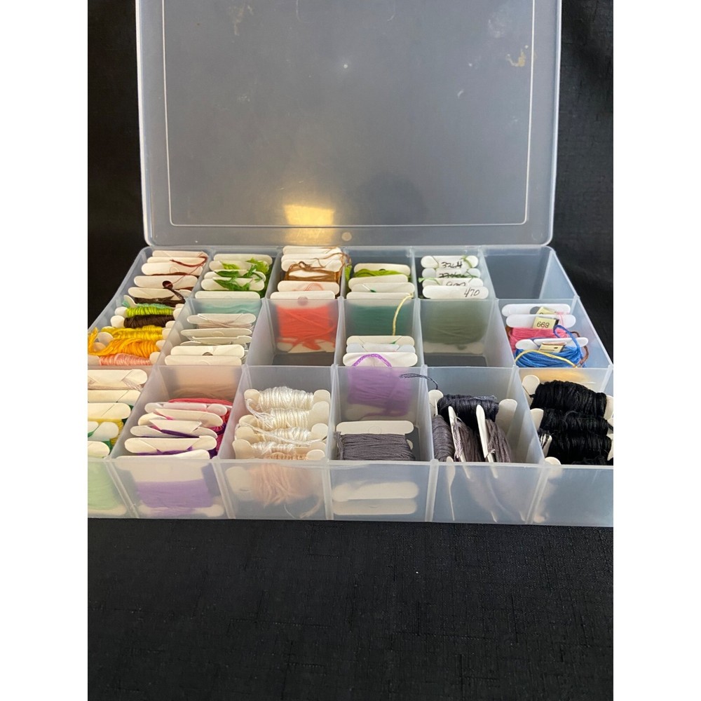 Embroidery Thread cross Stitch Different Numbers Multiple Colors in the Box