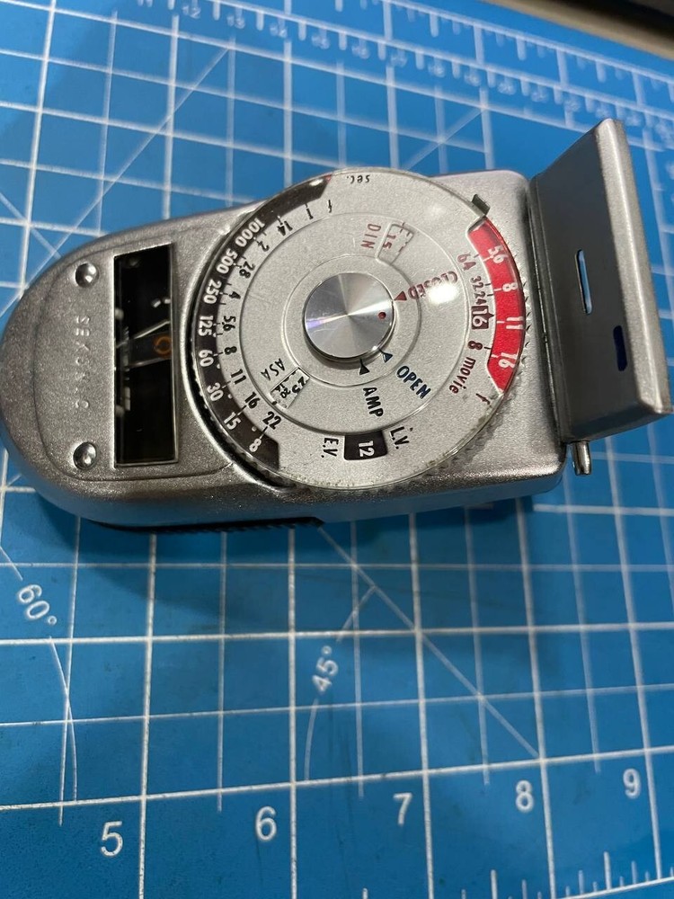 SEKONIC AUTO-LEADER MODEL 38 CAMERA EXPOSURE METER WORKING