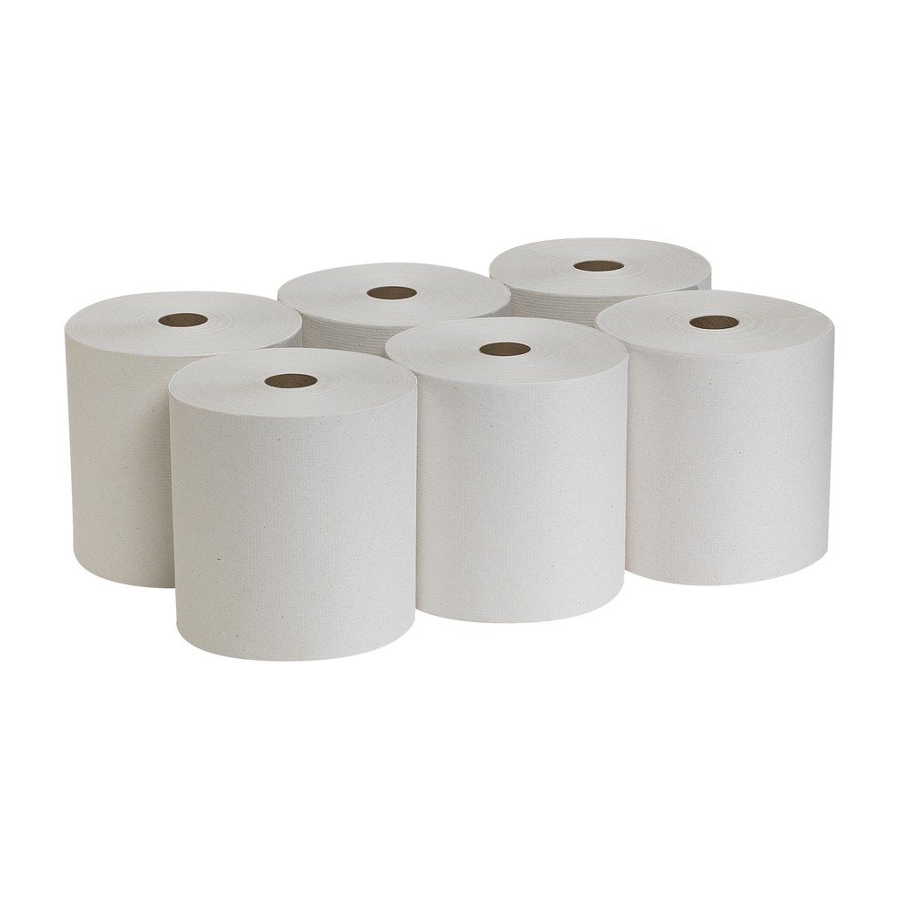Pacific Blue Basic Paper Towel Hardwound Roll 6 Roll(s) 1 Towels/ Roll