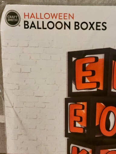 CRAFT SMITH HALLOWEEN BALLOON BOXES-MAKES 4 BOXES