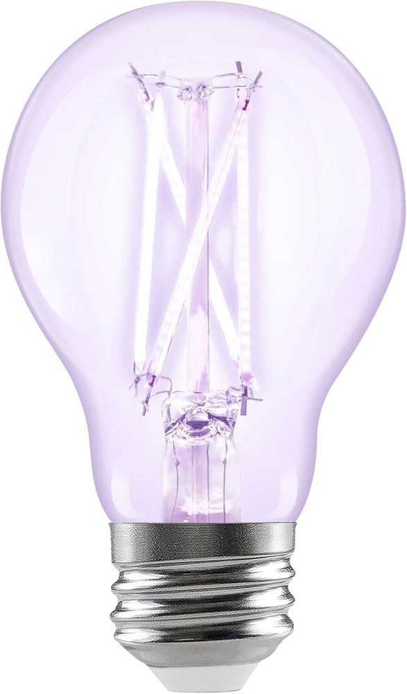 Sylvania Black Light LED Bulb, 7W, A19, Medium Base, Clear - 1