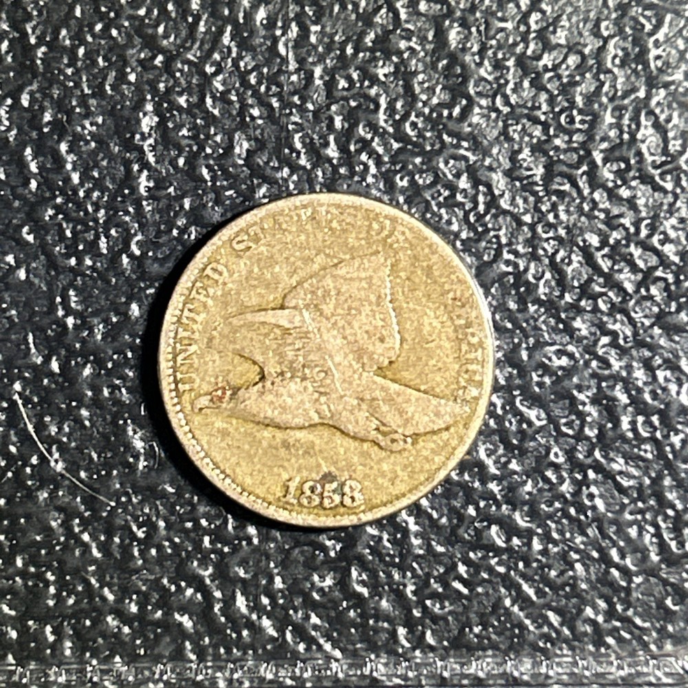 1858 Flying Eagle Cent.