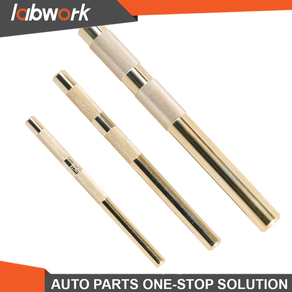 Labwork 3 Pcs Brass Drift Punch Set 3/8" to 3/4" Replace for 61360