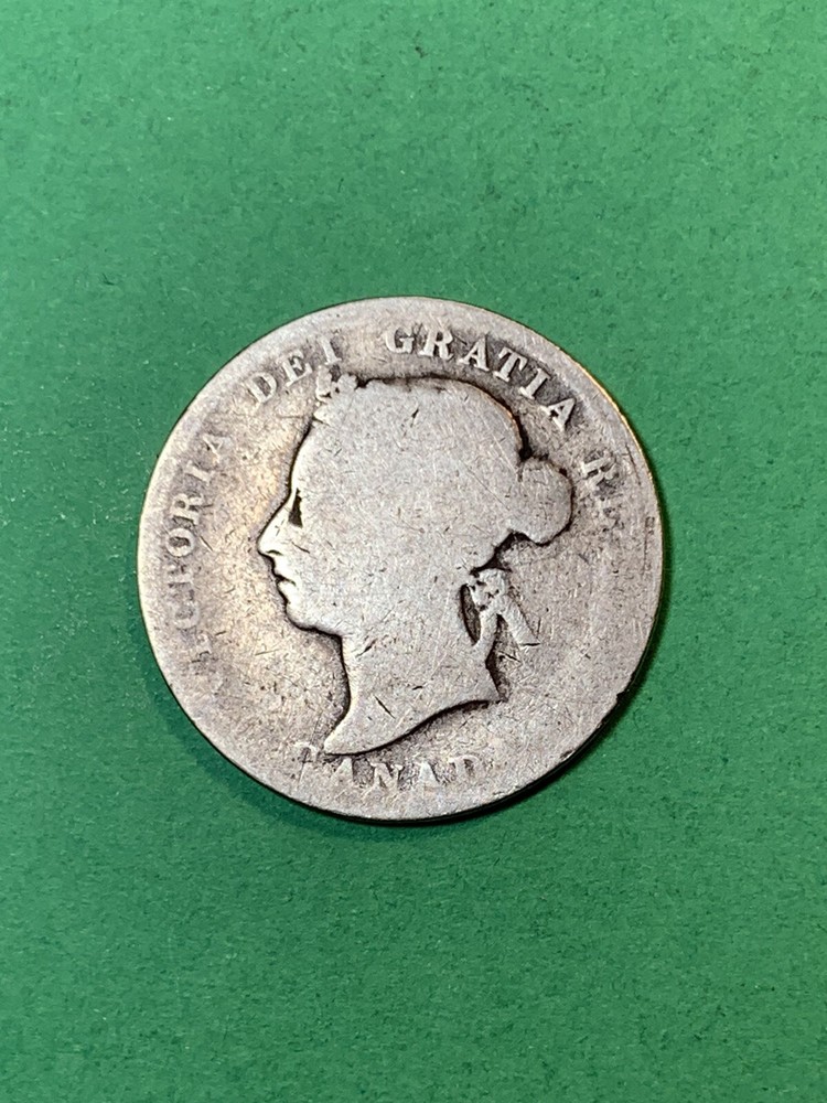 1893 Canada Silver 25 Cents (A1965)