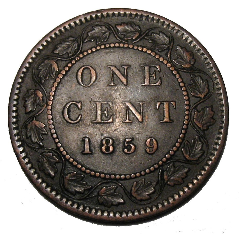 1859 Canada Large Cent Canada Highgrade