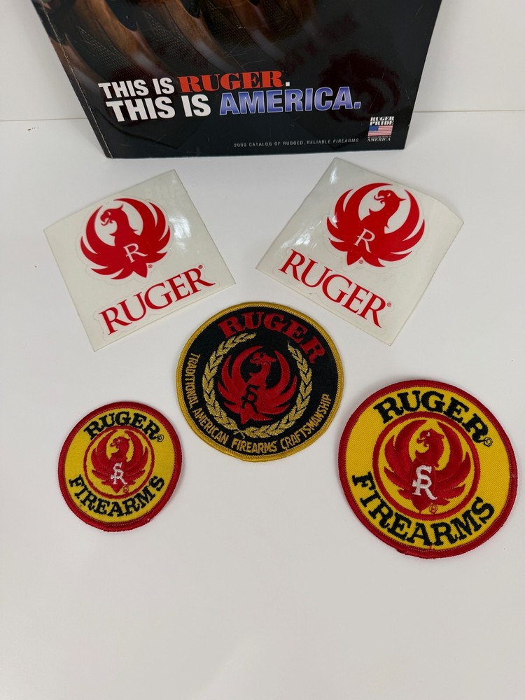RUGER Group Patches Stickers 2009 Catalog vintage