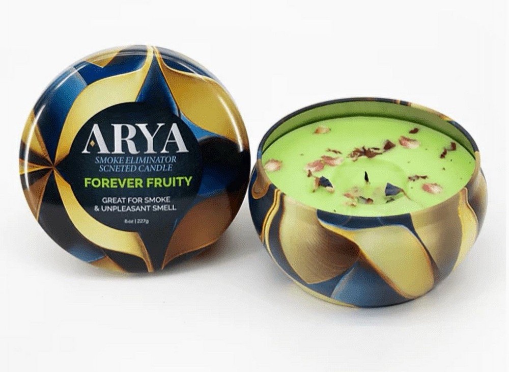 ARYA ODOR ELIMINATOR SCENTED CANDLE- 8OZ- 1CT- Assorted Scent