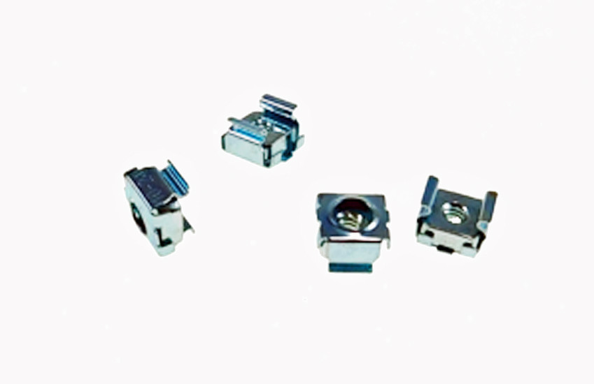 4 Pack #8-32 Self-Retaining Cage Nuts - 3/8" Panel Hole Size        BFC7931-832