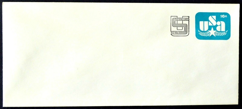 1978 US Sc. #U586 stamped envelope revalued mint entire, excellent condition