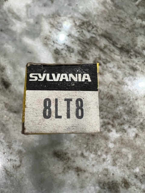 Sylvania Electronic Tube 8LT8 NOS