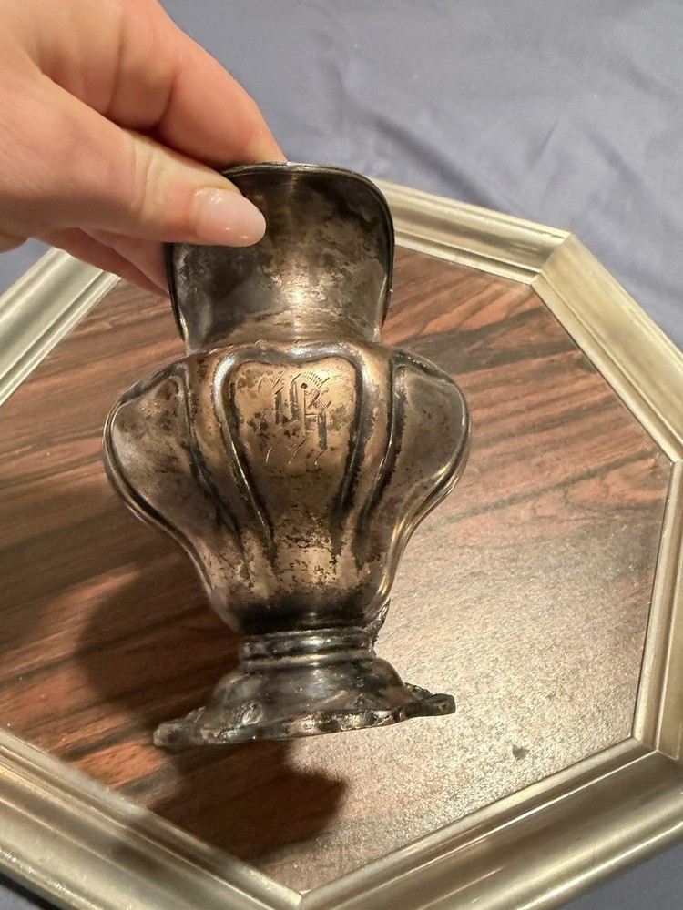 Poole Silver Co. Silverplate Ornate Pitcher Antique Design