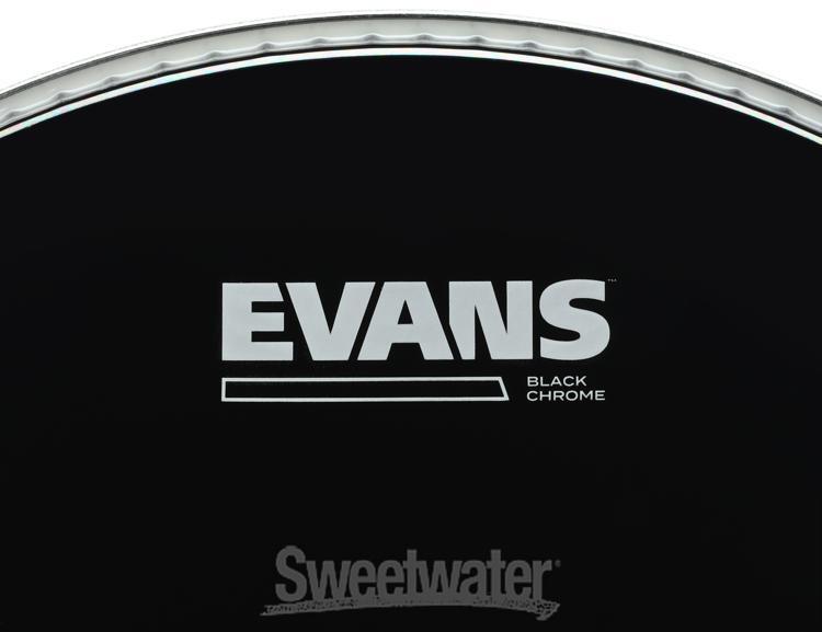 Evans TT13CHR Black Chrome Tom Batter Head - 13"