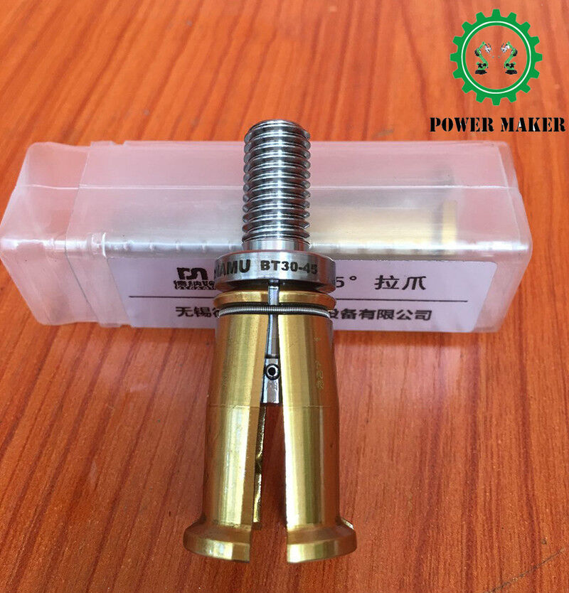 BT30 4 Petal Clamp Pull Claw CNC Spindle 45 Degree Outer Screw Pull New