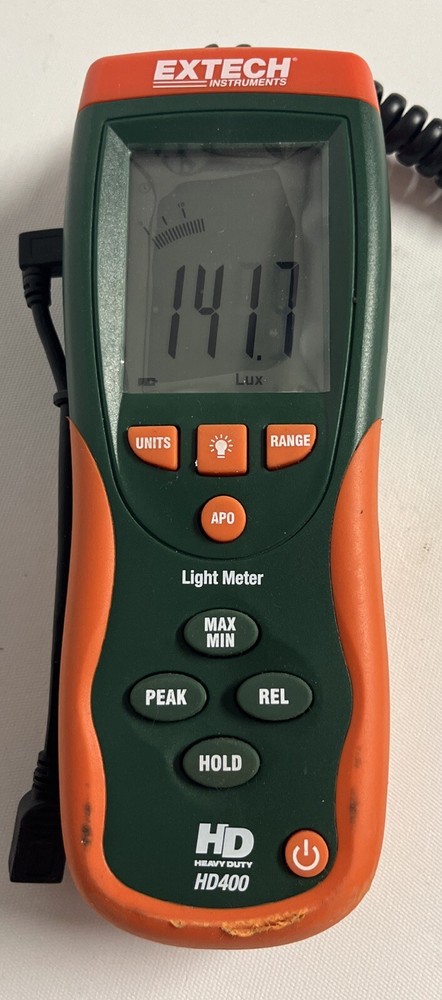 Working Extech Instruments HD400 Heavy Duty Light Meter
