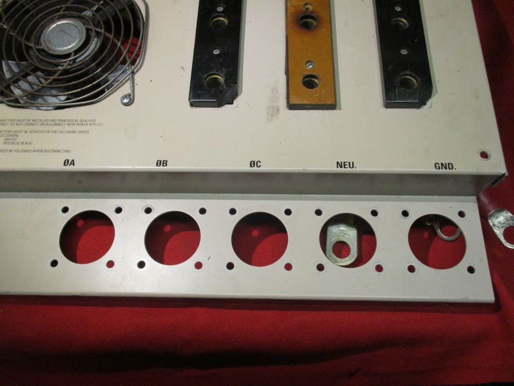 ETC SP-3100B Sensor Dimmer Rack Back Panel