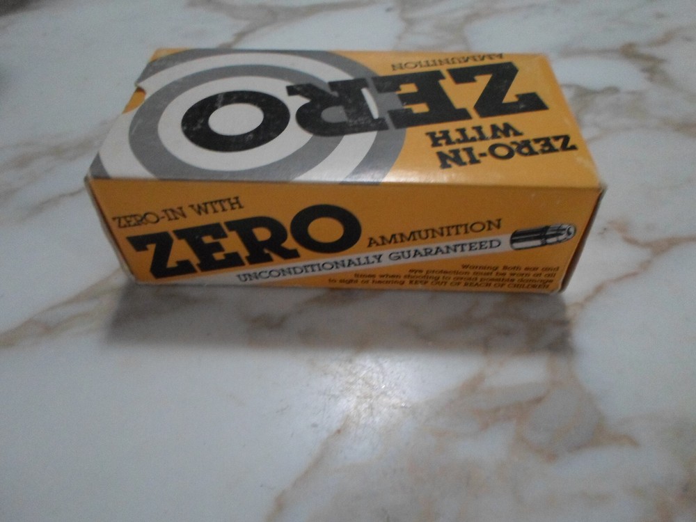 Vintage Zero 38 Special 125 Grain JSP + P Empty Ammo Box