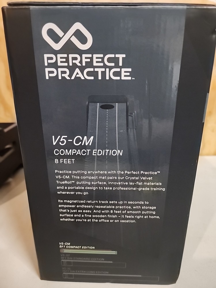 Perfect Practice V5 Compact Putting Mat - 8' Green