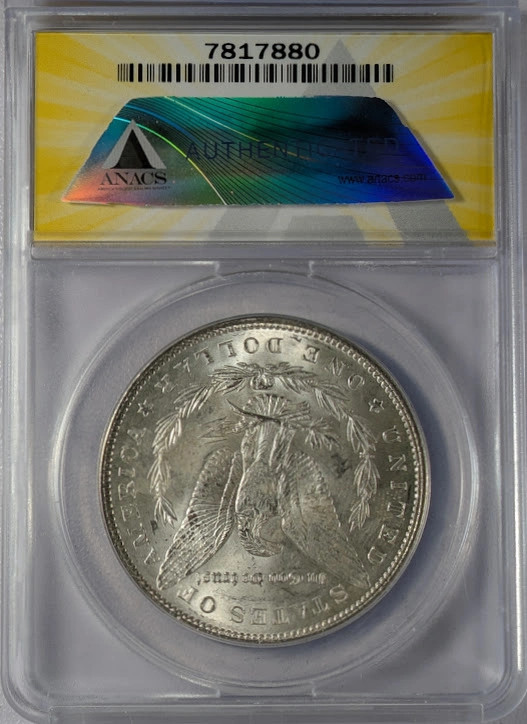 1899 Morgan Silver Dollar ANACS MS-62