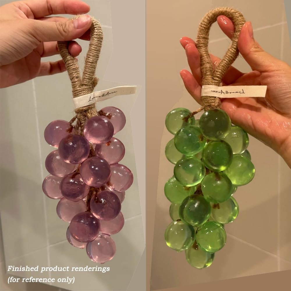 DIY Grape Soap Making Kit for Beginners, Complete Handmade Craft Set with Mol...