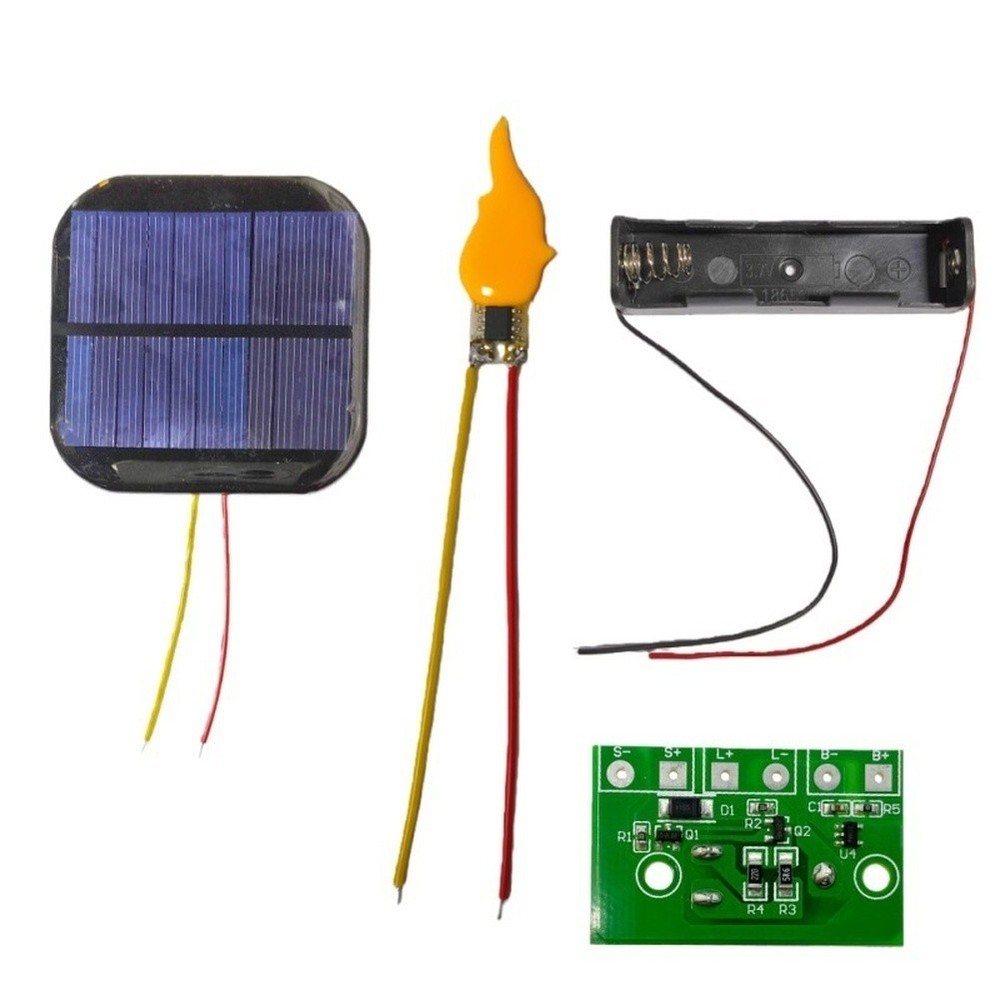 3.7V Solar Light Control Board with Flicker Effect for Decorative Purposes