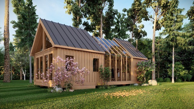 Tiny House Sliding Cabin Catalog