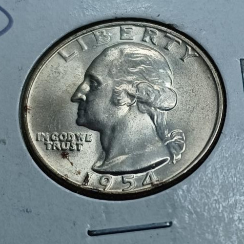 1954-D Washington Silver Quarter Ch BU++
