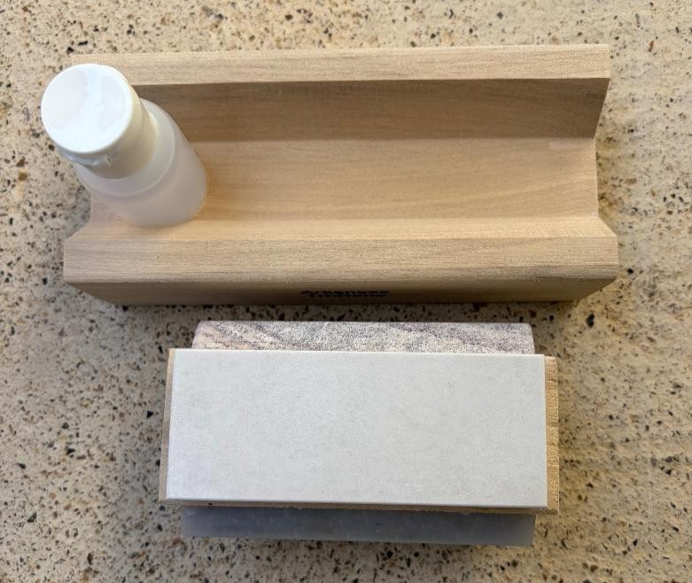 Tri 4 Arkansas Knife Sharpening Stone Kit