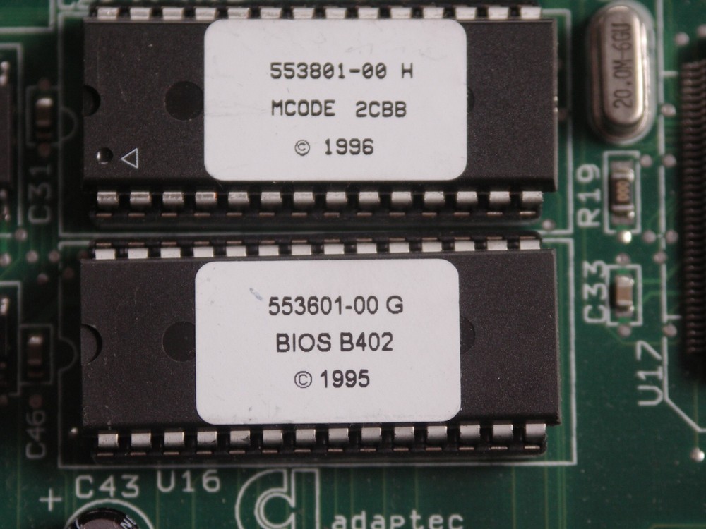 Adaptec AHA-1540-CF 50pin 16bit SCSI ISA Controller working pull