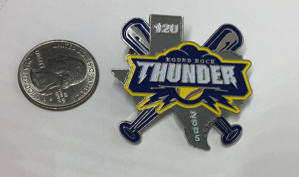 2005 Round Rock Texas Thunder 12U Baseball Pin