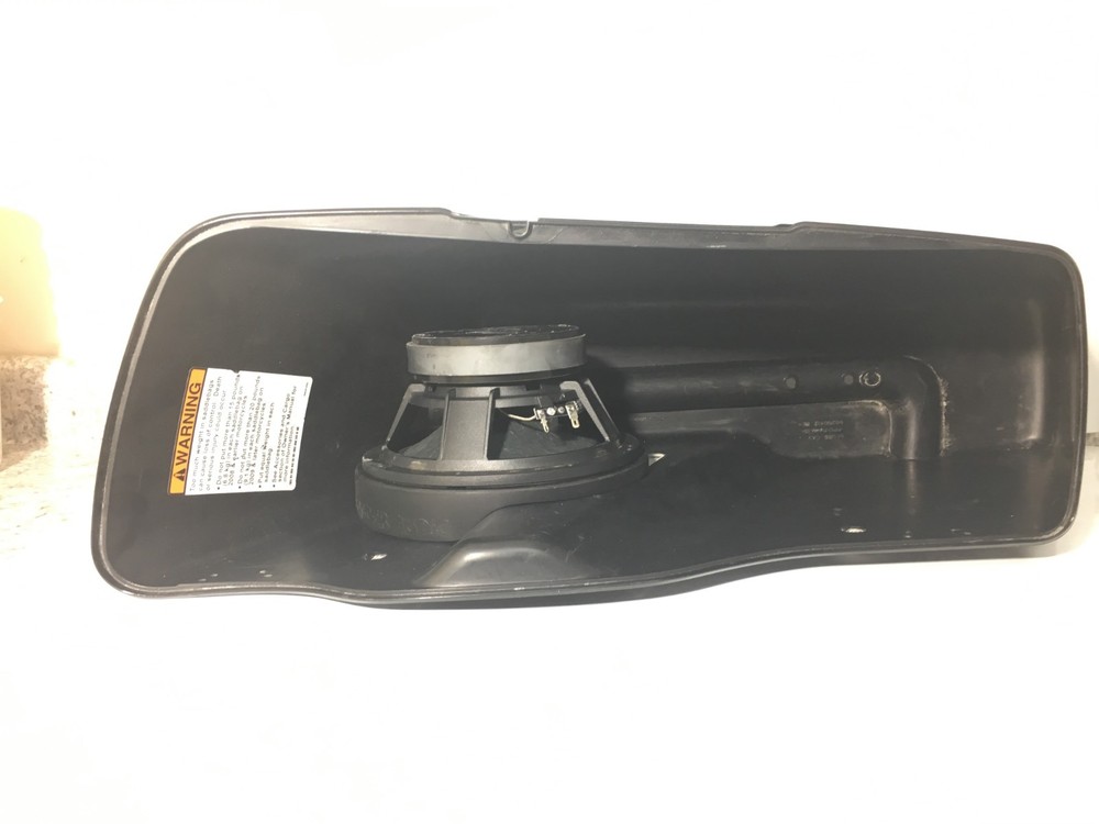 8" Front Harley Saddlebag Speaker Mounting Ring Adapters w/CLOTH 1994-2013