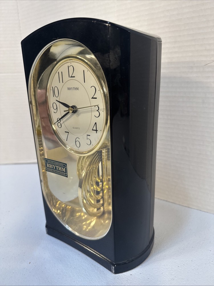 Rhythm Motion Clock Reflective Pendulum Postmodern Japan **SEE VIDEO**