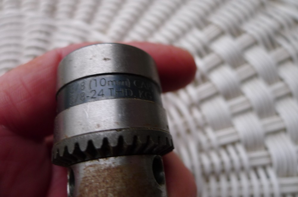 2 DRILL CHUCKS, 3/8" JACOBS & CRAFTSMAN 3/8 - 24 THREAD