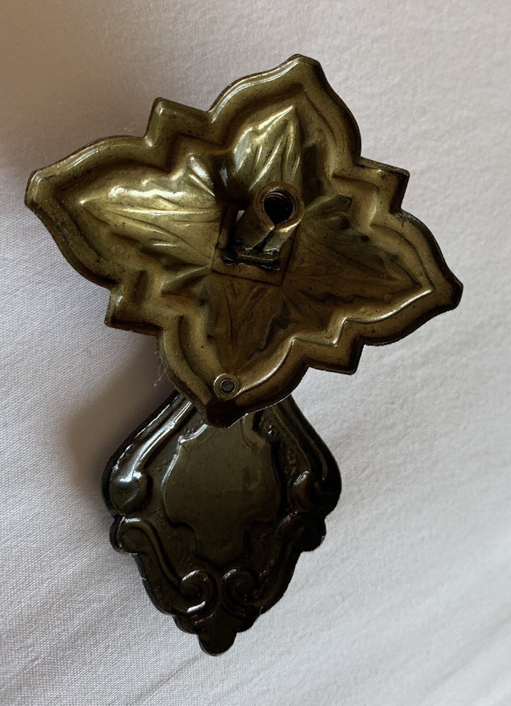 Brass 1920-30’s ART DECO Antique Hardware Pendant Teardrop Drawer Pull