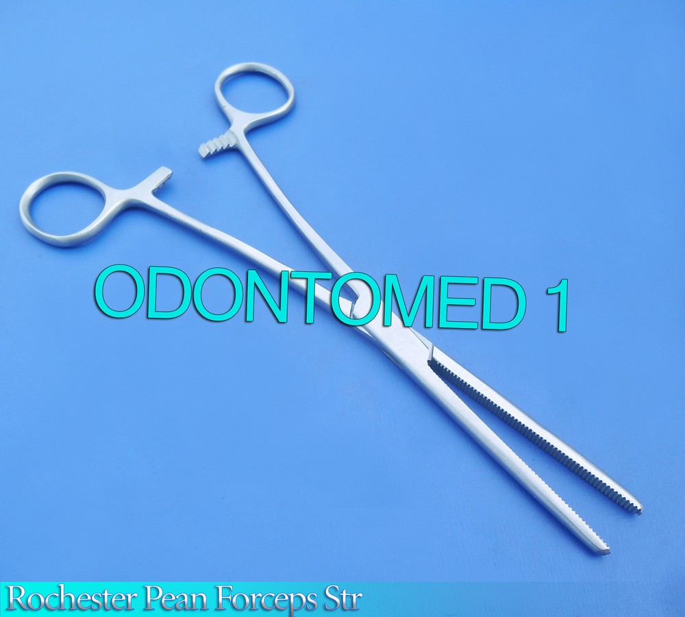 12 ROCHESTER PEAN HEMOSTAT LOCKING FORCEPS 7" STR