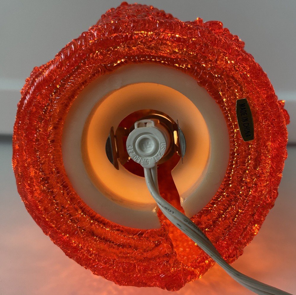 Pumpkin Halloween Acrylic Light Up Desktop End Table Figure