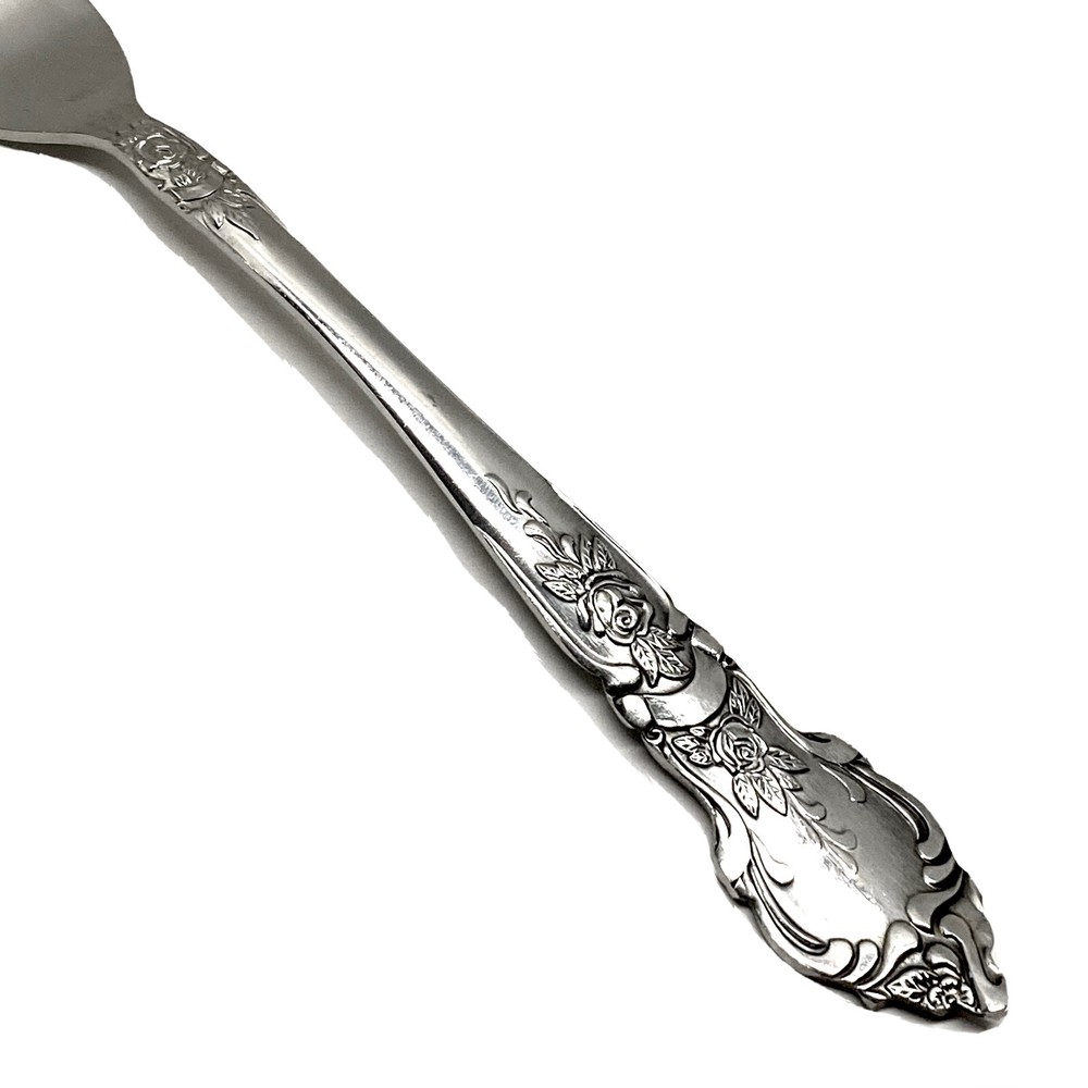 National Stainless ROSE & LEAF Stainless Glossy Silverware Flatware CHOICE
