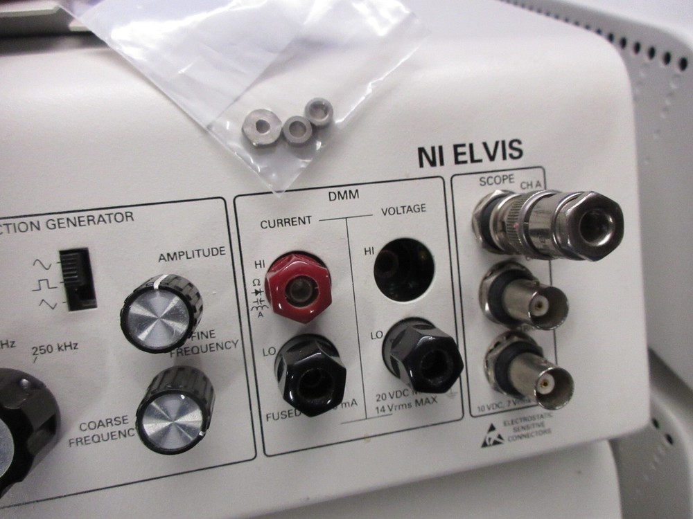 National Instruments NI ELVIS Platform, Prototyping Board, Power Supply - works!