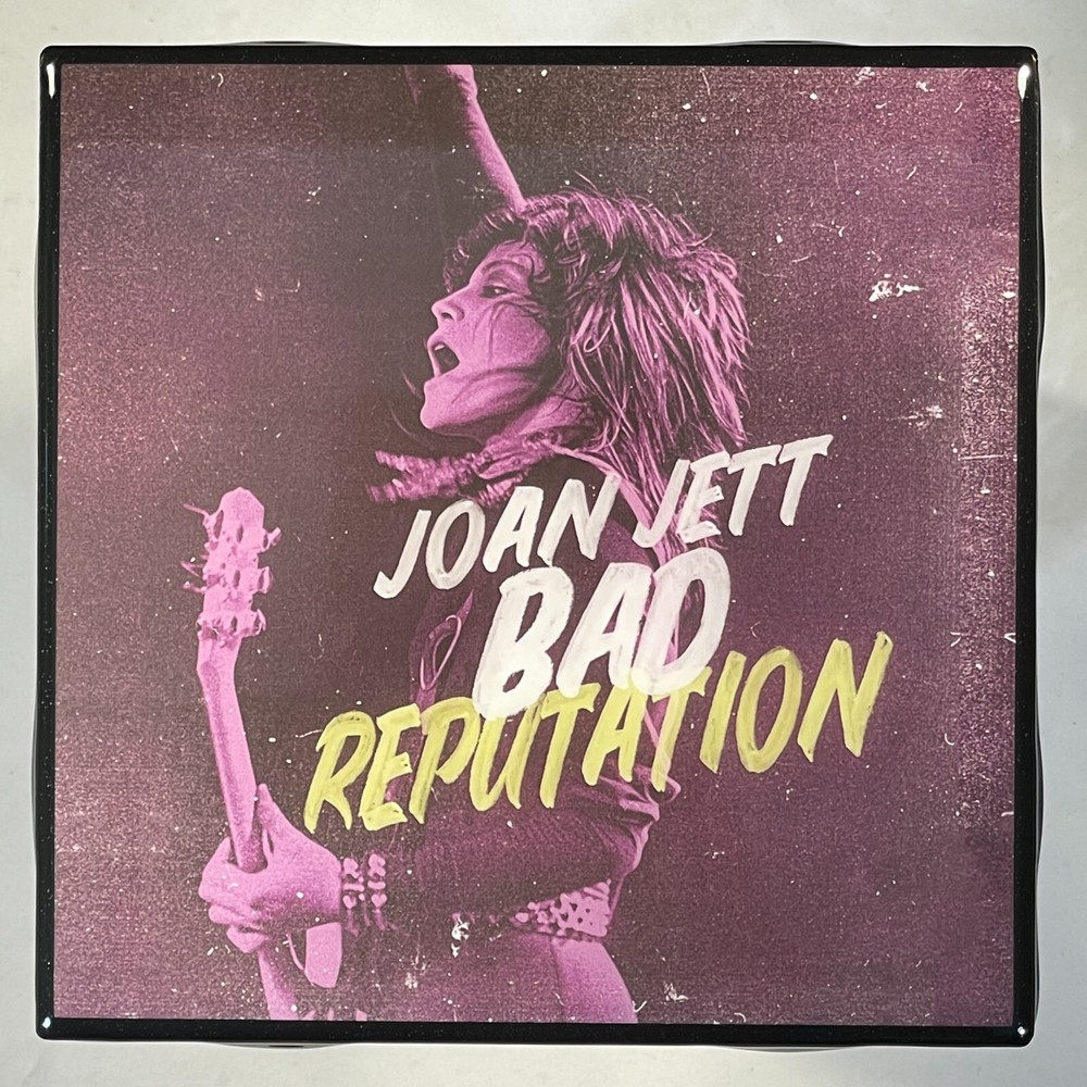 JOAN JETT Bad Reputation Coaster Custom Ceramic Tile