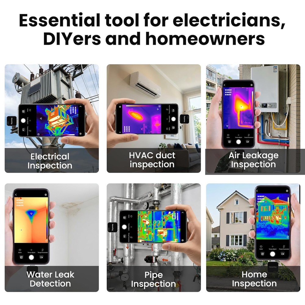 Thermal Imaging Camera 128x96 IR Resolution Infrared Camera for Android