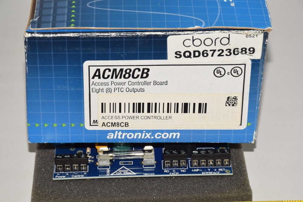 Altronix ACM8CB Access Power Controller Board Eight (8) PTC Outputs - New, Open
