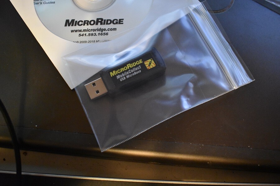 Microridge MobileCollect Wireless Data USB MicroBase Receiver w/ Software