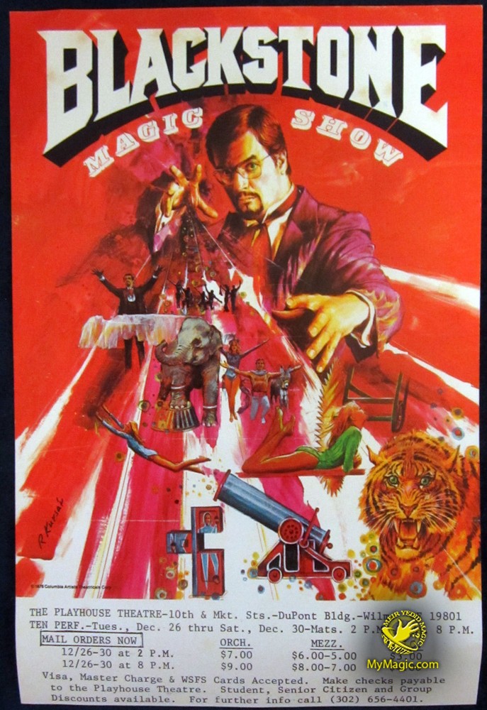 Original Blackstone Magic Show Flyer