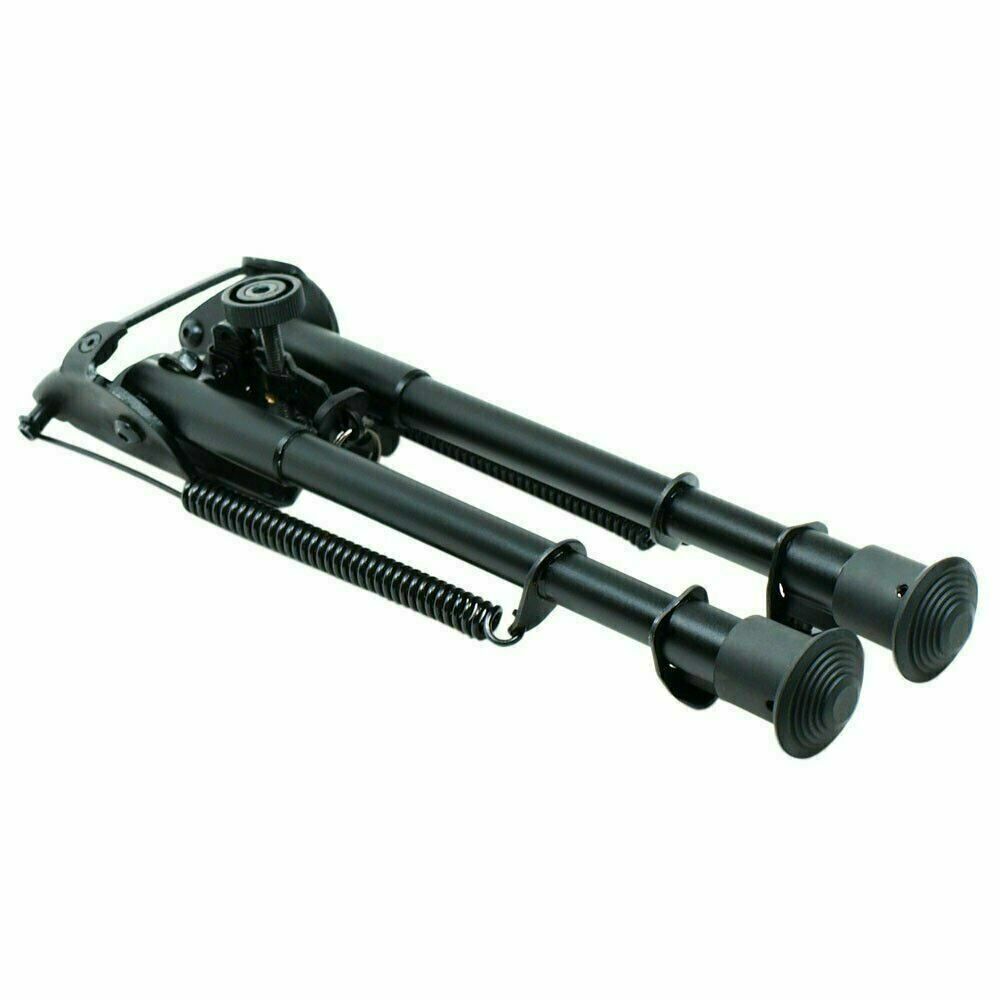 9" to 13" Adjustable Spring Return Hunting Rifle Bipod w/ Keymod Stud Adapter