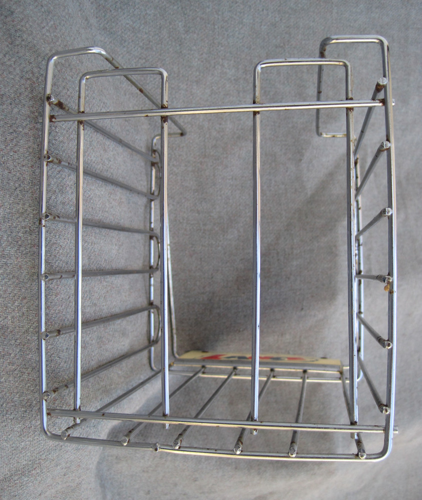 VINTAGE LANCE SALTED PEANUTS HEAVY WIRE STORE DISPLAY RACK STAND
