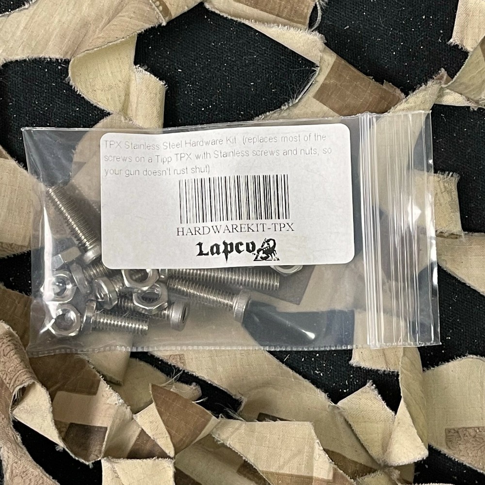 NEW Lapco Tippmann TiPX Stainless Hardware Kit