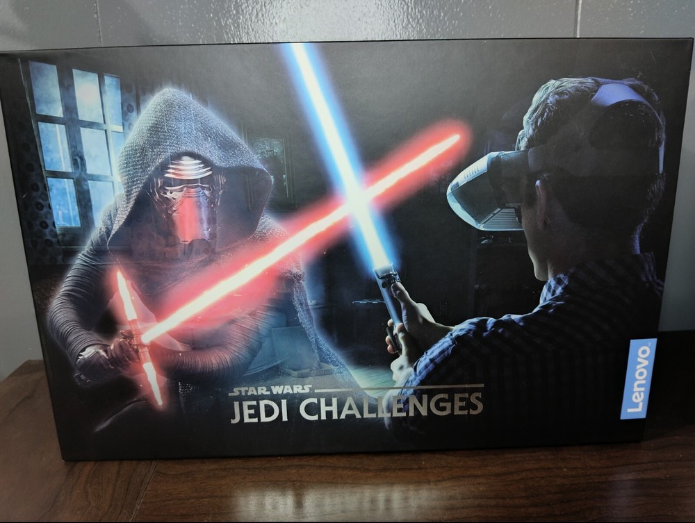 Star Wars Jedi Challenges AR Headset w/ Lightsaber Controller