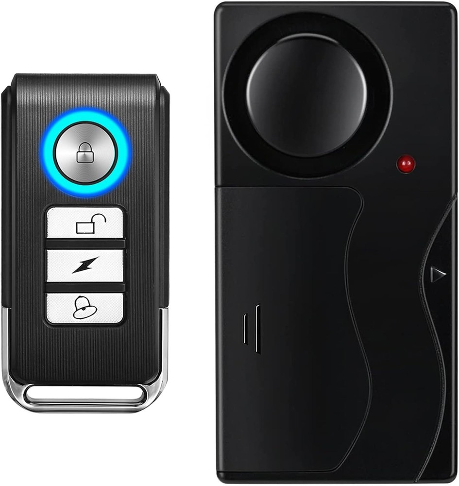 Adjustable Sensitivity 110dB Vibration Alarm with Remote for Maximum Protection
