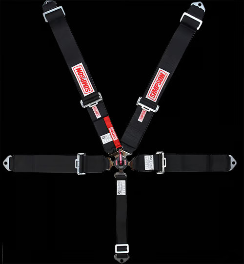 Simpson Racing 29110P Harness - Camlock - 5 Point - SFI 16.1 - Pull Down - Bolt